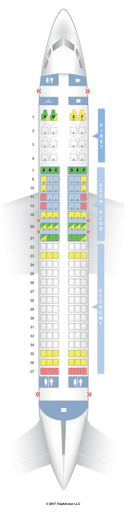 united 737 seating chart